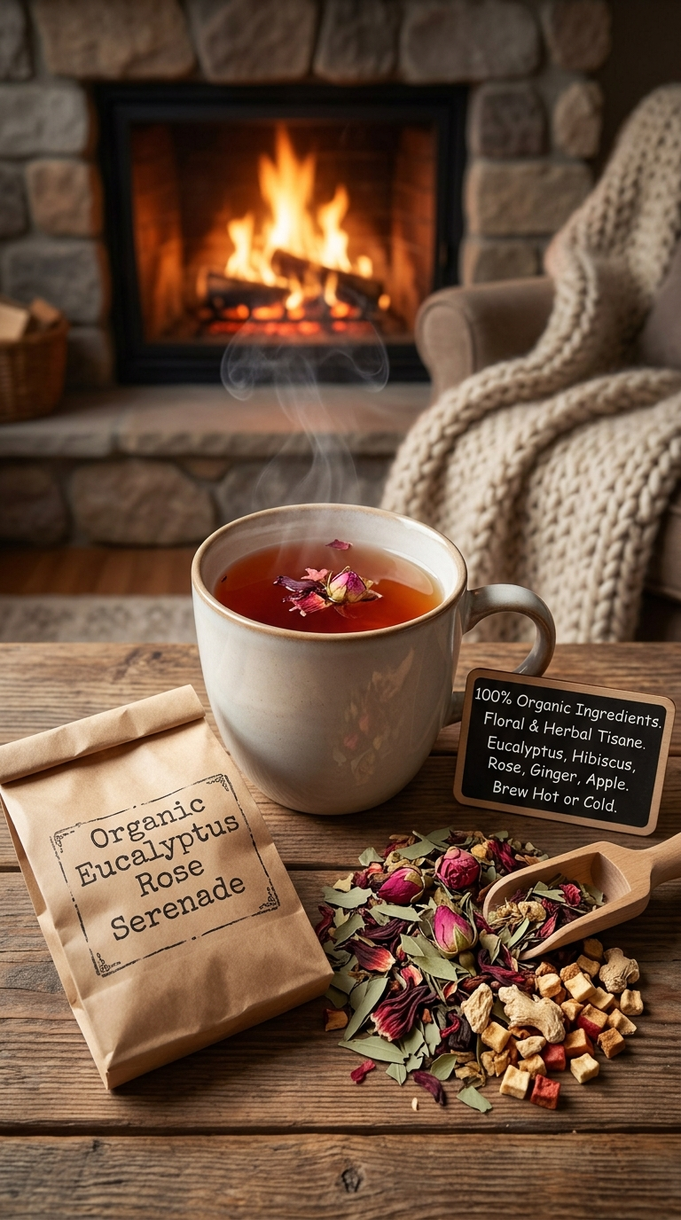 Organic Eucalyptus Rose Serenade