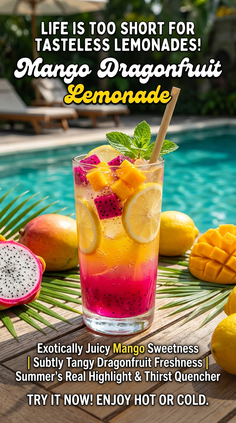 Mango Dragonfruit Lemonade