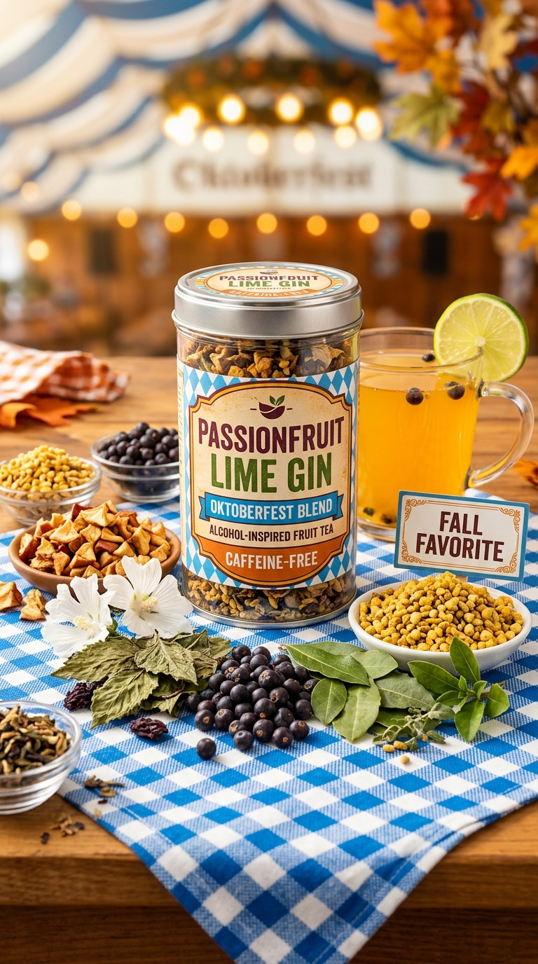 Passionfruit Lime Gin Tea